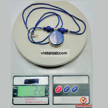 Load image into Gallery viewer, Small Lapis Lazuli Gemstone Pendant Necklace