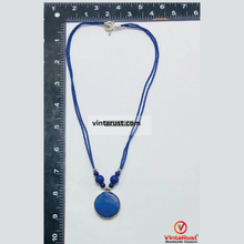 Load image into Gallery viewer, Small Lapis Lazuli Gemstone Pendant Necklace