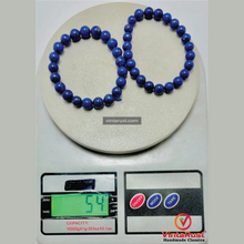 Load image into Gallery viewer, Vintage Lapis Lazuli Stones Beaded Bracelet
