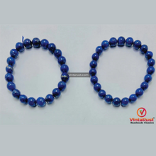 Load image into Gallery viewer, Vintage Lapis Lazuli Stones Beaded Bracelet