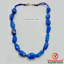Load image into Gallery viewer, Handmade Lapis Lazuli Gemstone Necklace