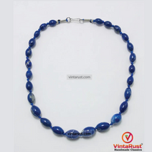 Load image into Gallery viewer, Lapis Lazuli Beaded Tribal Stone Choker Necklace