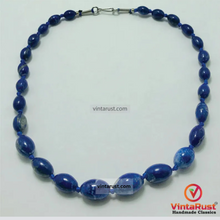 Load image into Gallery viewer, Lapis Lazuli Beaded Tribal Stone Choker Necklace