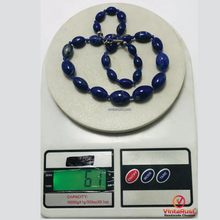 Load image into Gallery viewer, Lapis Lazuli Beaded Tribal Stone Choker Necklace
