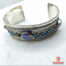 Load image into Gallery viewer, Handmade Tribal Lapis Lazuli Stones Bracelet