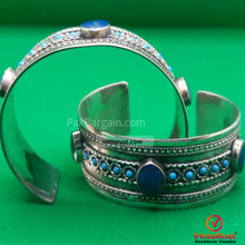 Load image into Gallery viewer, Handmade Tribal Lapis Lazuli Stones Bracelet
