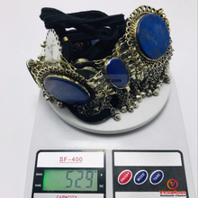 Load image into Gallery viewer, Handmade Bohemian Lapis Stone Belly Dance Belt
