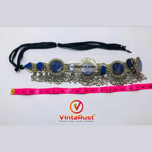 Load image into Gallery viewer, Handmade Bohemian Lapis Stone Belly Dance Belt