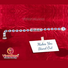 Load image into Gallery viewer, Turkman Belly Chain Inlaid With Lapis Stones