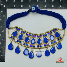 Load image into Gallery viewer, Lapis Stone Tribal Handmade Necklace