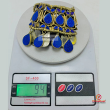 Load image into Gallery viewer, Lapis Stone Tribal Handmade Necklace