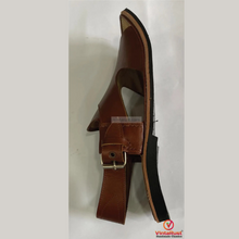Load image into Gallery viewer, Handmade Brown Leather Peshawari Sandal