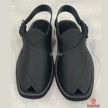 Load image into Gallery viewer, Luxury Genuine Leather Peshawari Sandals: Handmade Ethnic Shoes for Men