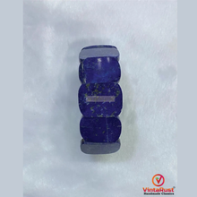 Load image into Gallery viewer, Handmade Lapis Lazuli Beaded Adjustable Bracelet
