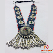 Load image into Gallery viewer, Turkmen Big Pendant Necklace With Coins