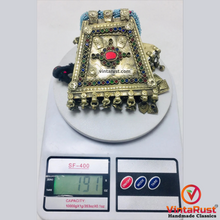 Load image into Gallery viewer, Turquoise Beaded Chain Pendant Necklace