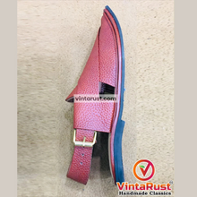 Load image into Gallery viewer, Traditional Handmade Burgundy Peshawari Men's Chappal