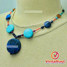 Load image into Gallery viewer, Multi Stones Beaded Vintage Necklace