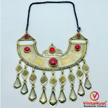 Load image into Gallery viewer, Vintage Long Chain Turkman Pendant Necklace