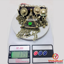 Load image into Gallery viewer, Handmade Turkmen Necklace With Dangling Pendant