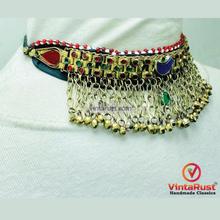 Load image into Gallery viewer, Handmade Tribal Choker with Bells