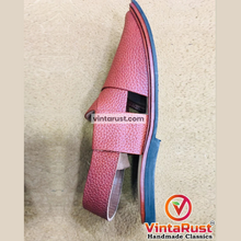 Load image into Gallery viewer, Traditional Handmade Burgundy Peshawari Men's Chappal