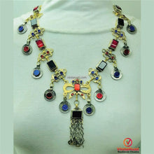 Load image into Gallery viewer, Bohemian Tribal Necklace with Colorful Stones
