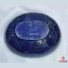 Load image into Gallery viewer, Genuine Lapis Lazuli Bowl: Handmade Gemstone Home Decor Gift