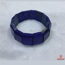 Load image into Gallery viewer, Handmade Minimalist Blue Lapis Gemstone Barcelet