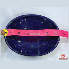 Load image into Gallery viewer, Genuine Lapis Lazuli Bowl: Handmade Gemstone Home Decor Gift