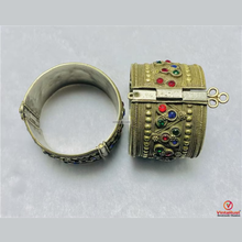 Load image into Gallery viewer, Afghan Kuchi Tribal Boho Cuff Bracelet