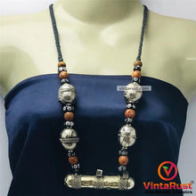 Load image into Gallery viewer, Vintage Beaded Turkman Bells Necklace