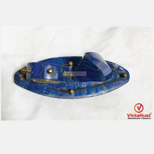 Load image into Gallery viewer, Genuine Lapis Lazuli Boat Decorative Piece With Watch