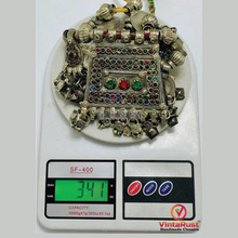 Load image into Gallery viewer, Beaded Chain Coins Afghan Necklace