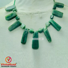 Load image into Gallery viewer, Jade Beaded Minimalist Bohemian Necklace