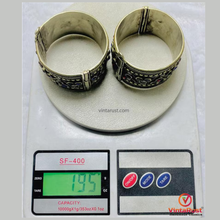 Load image into Gallery viewer, Afghan Kuchi Tribal Boho Cuff Bracelet: Vintage Afghan Ethnic Jewelry