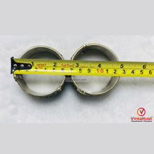 Load image into Gallery viewer, Afghan Kuchi Tribal Boho Cuff Bracelet: Vintage Afghan Ethnic Jewelry