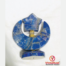 Load image into Gallery viewer, Handmade Stylish Lapis Lazuli Table Clock