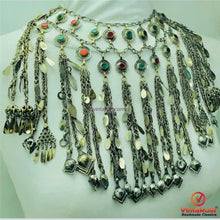 Load image into Gallery viewer, Unique Afghan Kuchi Necklace,Gypsy Multi-Layered Tribal Jewelry