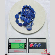 Load image into Gallery viewer, Blue Lapis Lazuli Necklace with Flower Pendant