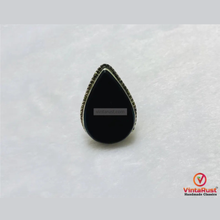 Load image into Gallery viewer, Black Onyx Stone Ring: Unisex Adjustable Rings For Gift