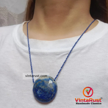 Load image into Gallery viewer, Single Gemstone Lapis Lazuli Necklace
