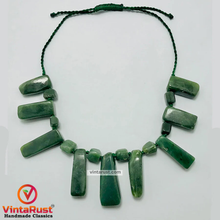 Load image into Gallery viewer, Jade Beaded Minimalist Bohemian Necklace