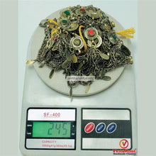 Load image into Gallery viewer, Unique Afghan Kuchi Necklace,Gypsy Multi-Layered Tribal Jewelry