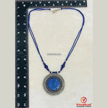 Load image into Gallery viewer, Blue Lapis Lazuli Gemstone Pendant Necklace