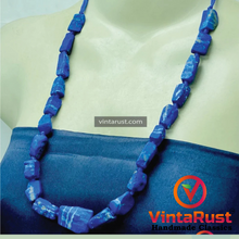 Load image into Gallery viewer, Natural Blue Lapis Lazuli Stones Necklace