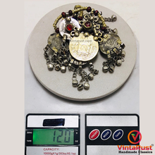 Load image into Gallery viewer, Ethnic Tribal Necklace With Vintage Coins