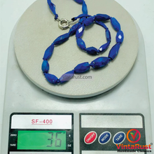 Load image into Gallery viewer, Lapis Stone Beaded Unisex Necklace