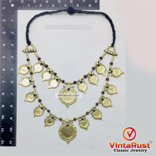 Load image into Gallery viewer, Tribal Vintage Two Layers Coins Necklace
