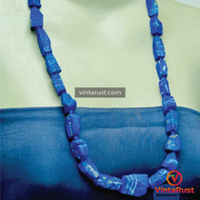 Load image into Gallery viewer, Natural Blue Lapis Lazuli Stones Necklace